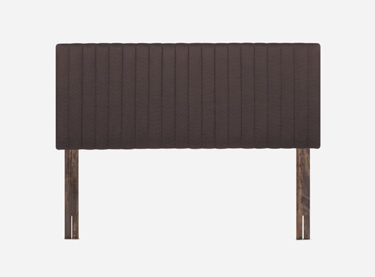 JUEGO DE DORMITORIO ROSEN CAMA EUROPEA ERGO T NEW 2 PLAZAS B/N + RESPALDO LUCIO CHOCOLATE - 4