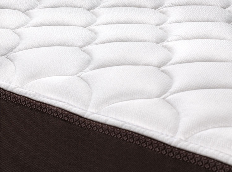 JUEGO DE DORMITORIO ROSEN CAMA EUROPEA ERGO T NEW 2 PLAZAS B/N + RESPALDO LUCIO CHOCOLATE - 6
