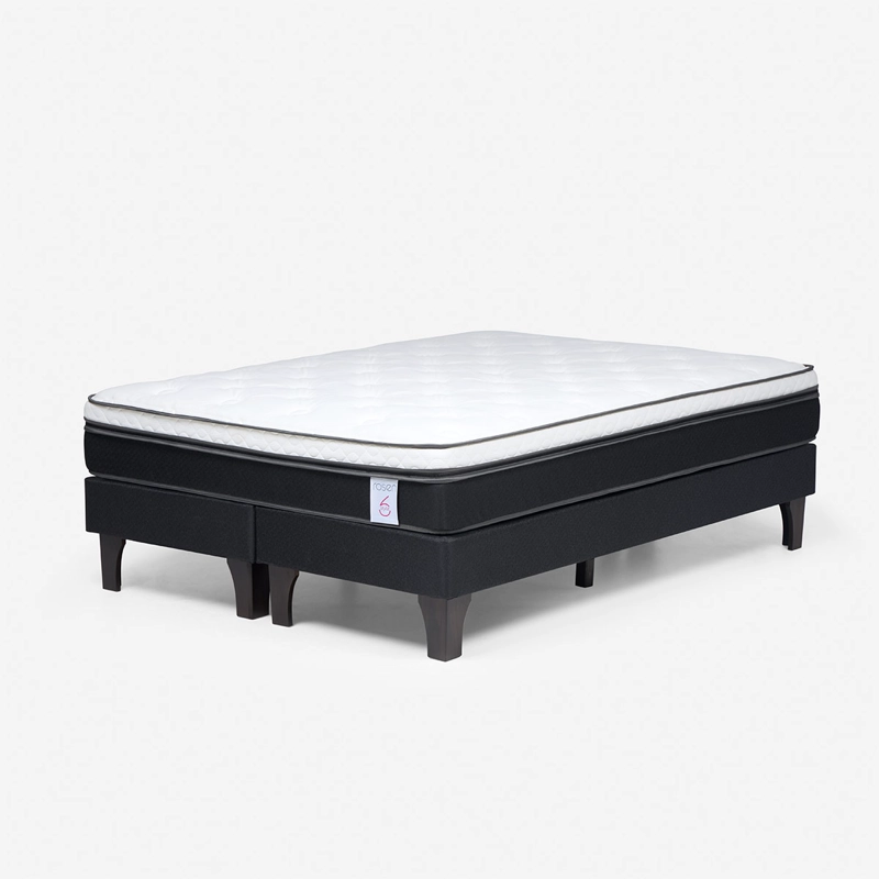 JUEGO DE DORMITORIO ROSEN CAMA EUROPEA NEW STYLE 6 BD 2 PLAZAS + SET LUCIO GRAFITO - 8