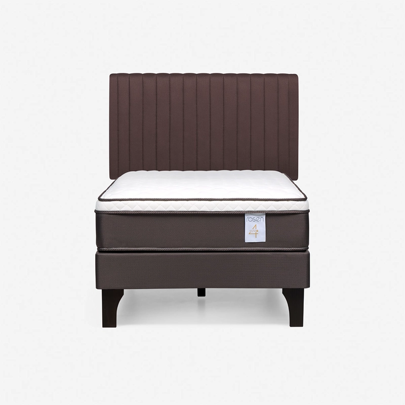 CAMA EUROPEA ROSEN NEW STYLE 4 PLUS 1.5 PLAZAS + RESPALDO LUCIO - 1