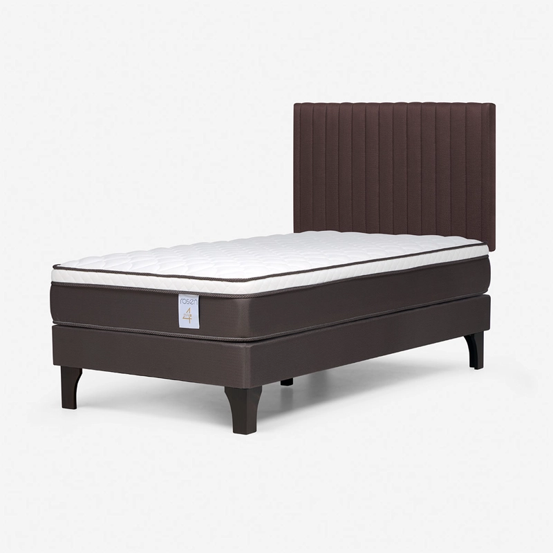 CAMA EUROPEA ROSEN NEW STYLE 4 PLUS 1.5 PLAZAS + RESPALDO LUCIO - 2