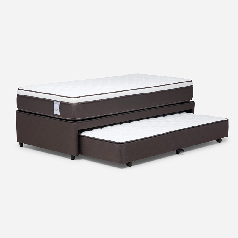 JUEGO DE DORMITORIO ROSEN CAMA NIDO NS4 PLUS 1.5 PLAZAS + SET LUCIO GRAFITO - 3