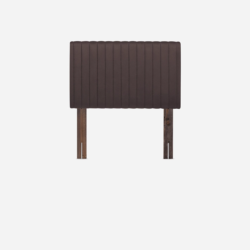 JUEGO DE DORMITORIO ROSEN CAMA NIDO NS4 PLUS 1.5 PLAZAS + RESPALDO LUCIO CHOCOLATE - 5