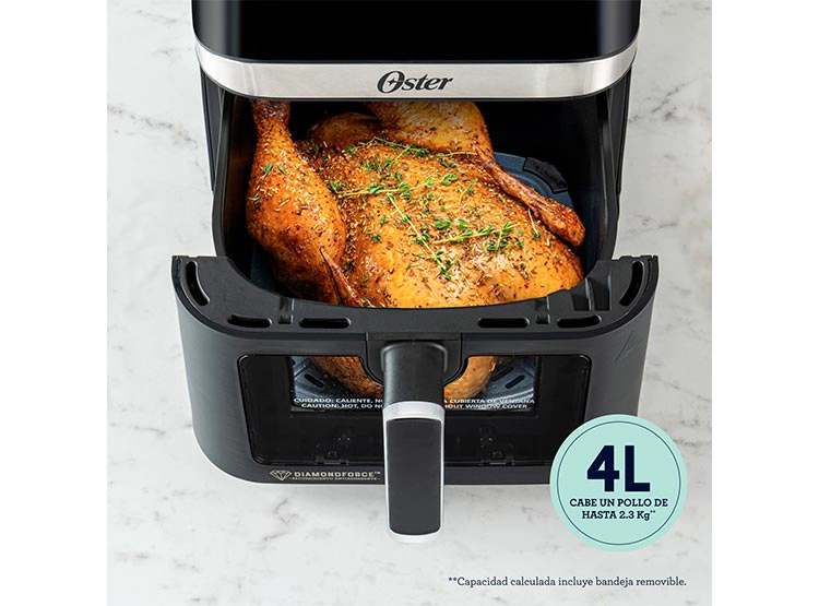 FREIDORA DE AIRE OSTER 4 L DIAMOND FORCE CKSTAF40WDDF-052 - 6