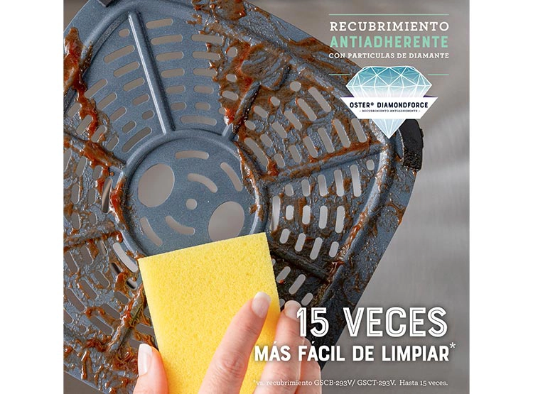 FREIDORA DE AIRE OSTER 4 L DIAMOND FORCE CKSTAF40WDDF-052 - 9
