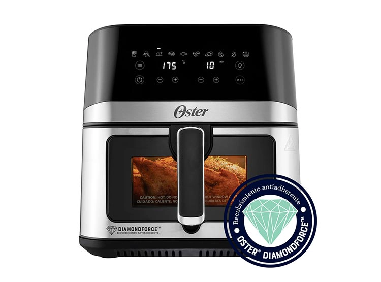 FREIDORA DE AIRE OSTER 7.5 L DIAMOND FORCE CKSTAF75WDSSDF-052