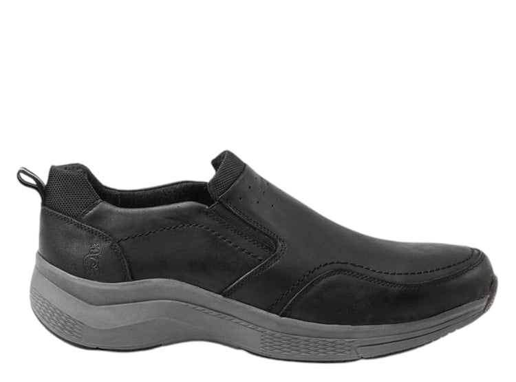 ZAPATOS CUERO HOMBRE JARMAN NEGRO LJBAW24 - 1