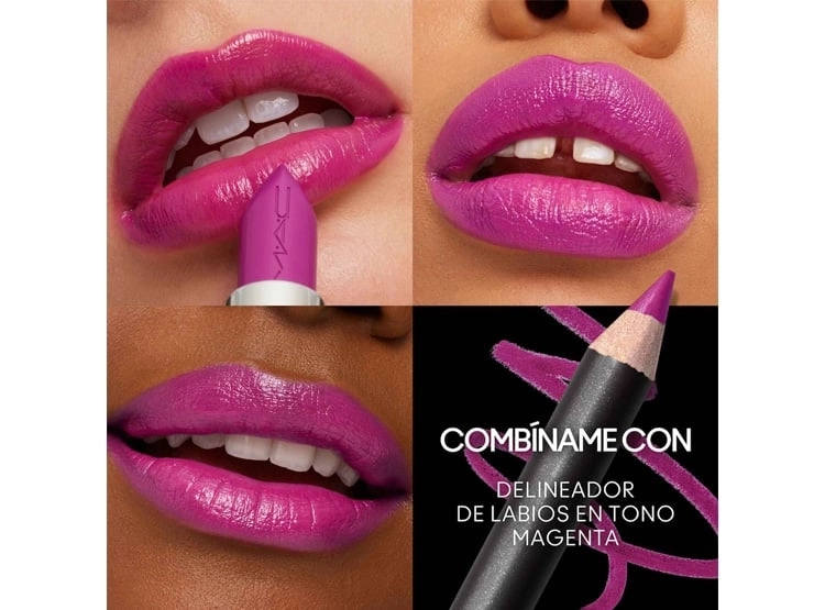 LABIAL M.A.C MACXIMAL SATIN LIPSTICK - 7