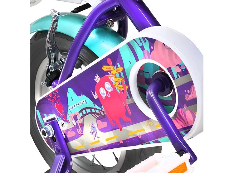 BICICLETA INFANTIL OXFORD BEAUTY MORADO ARO 12 - 5