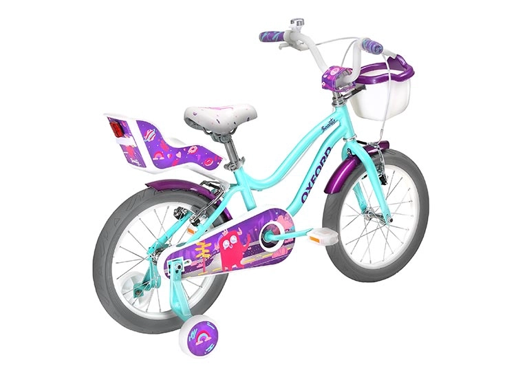 BICICLETA INFANTIL OXFORD BEAUTY VERDE ARO 16 - 4