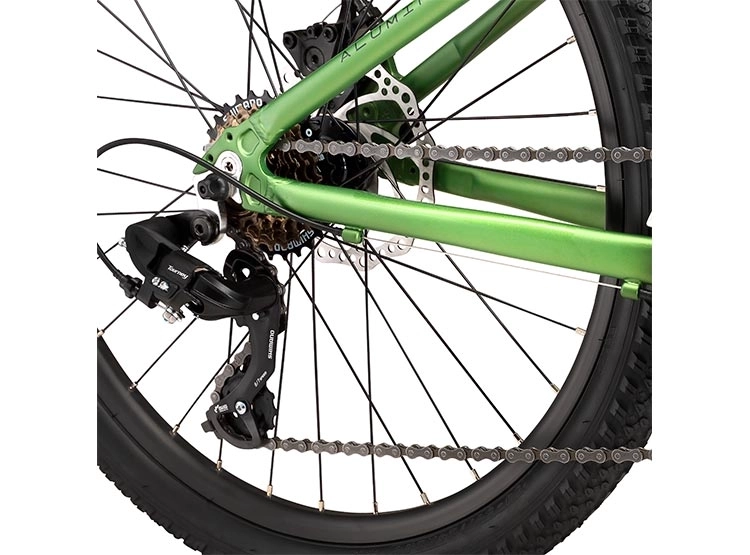 BICICLETA INFANTIL OXFORD DRAKO SUSPENSIÓN VERDE ARO 24 - 5
