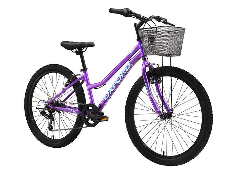 BICICLETA INFANTIL OXFORD LUNA MORADO ARO 24 - 2