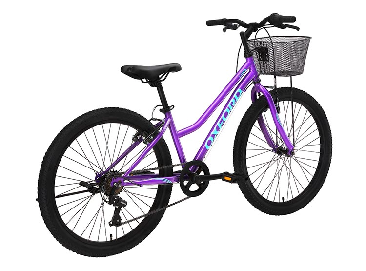 BICICLETA INFANTIL OXFORD LUNA MORADO ARO 24 - 3