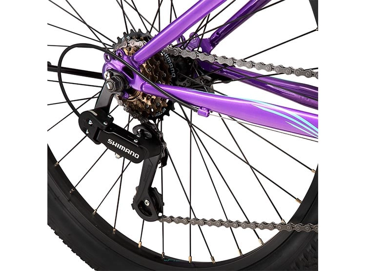 BICICLETA INFANTIL OXFORD LUNA MORADO ARO 24 - 5