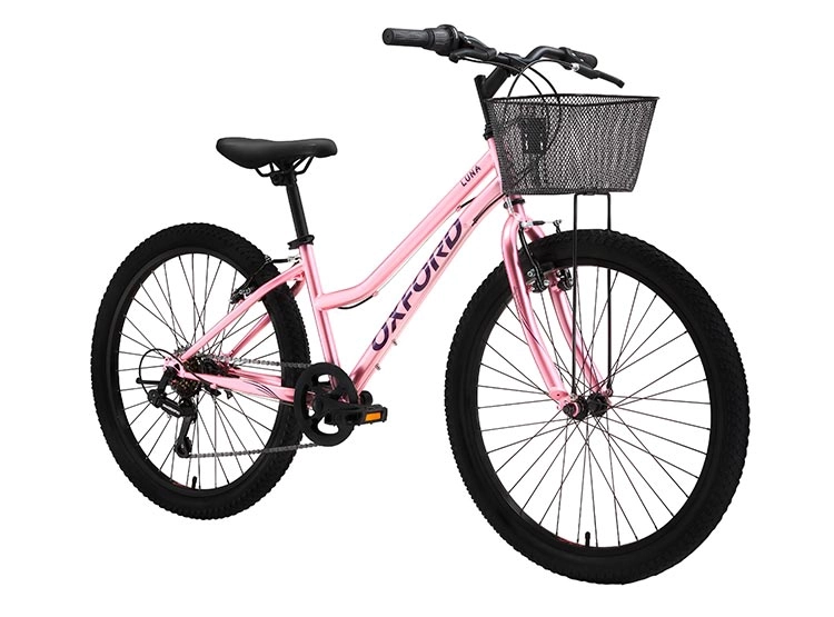 BICICLETA INFANTIL OXFORD LUNA ROSADO ARO 24 - 2