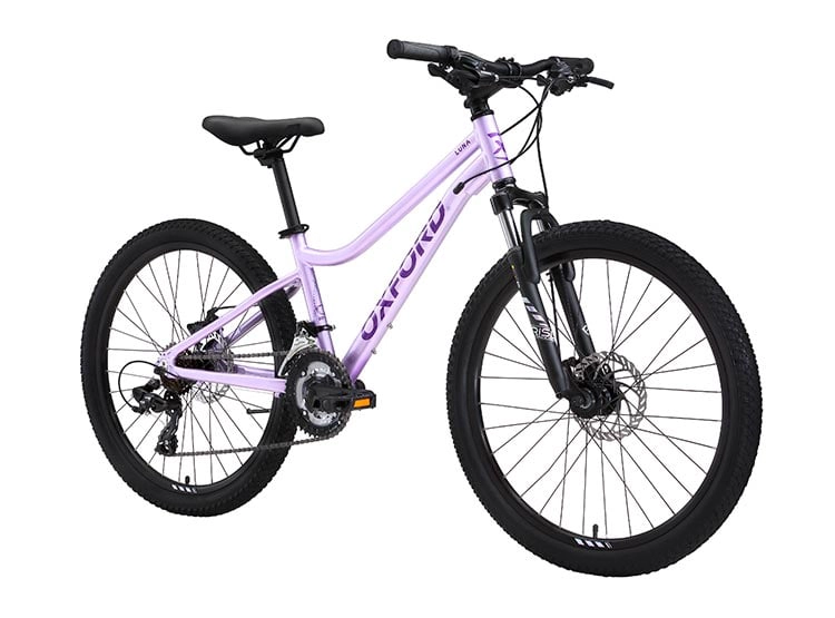 BICICLETA INFANTIL OXFORD LUNA SUSPENSIÓN LILA ARO 24 - 2