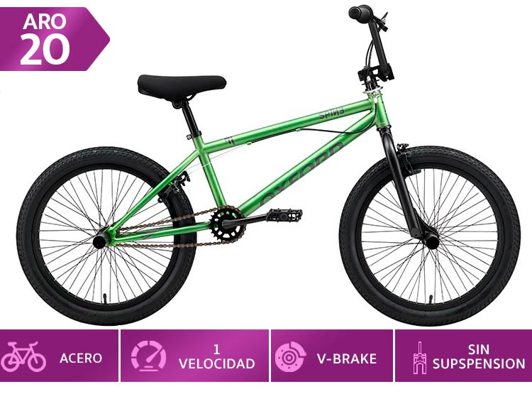 BICICLETA INFANTIL OXFORD SPINE VERDE ARO 20 - 1