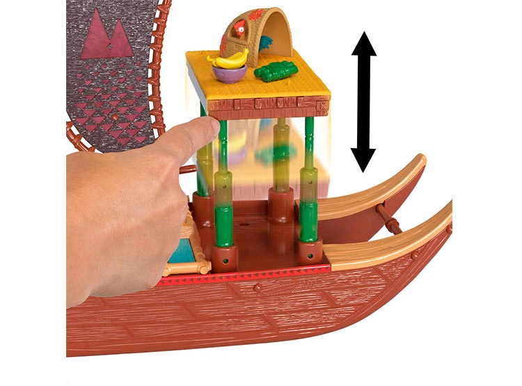 MOANA 2 SET DE JUEGO CANOA DE AVENTURAS CON MINI MUÑECA Y ACCESORIOS - 7