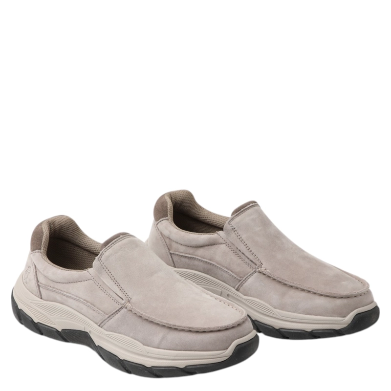 ZAPATOS HOMBRE JARMAN CASUALES GRIS XX-2462M01-1 CUERO - 2