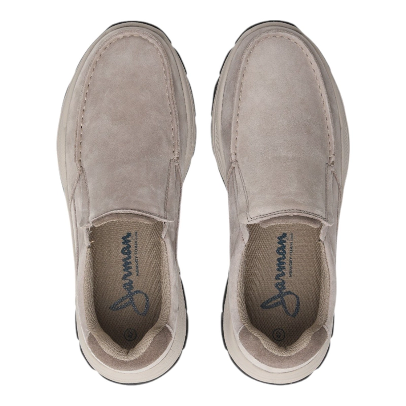 ZAPATOS HOMBRE JARMAN CASUALES GRIS XX-2462M01-1 CUERO - 3