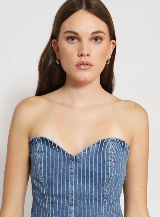 POLERA MARGA CORTA ALGODÓN MUJER ONLY - 3