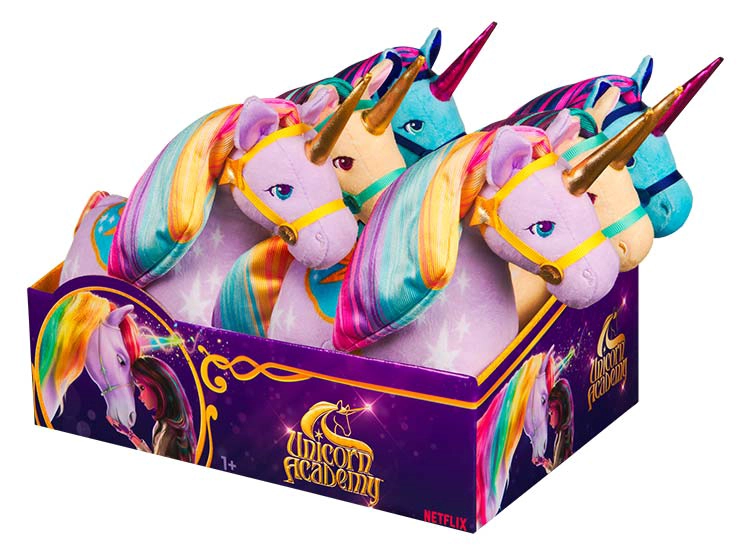 ACADEMIA UNICORNIO PELUCHE 18 CM - 1