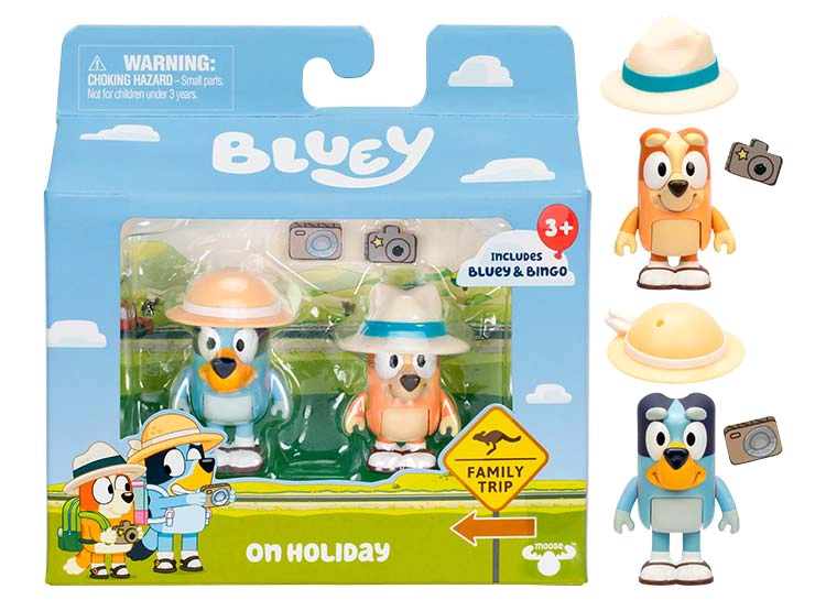 BLUEY PACK 2 FIGURAS PERSONAJES S11 - 13
