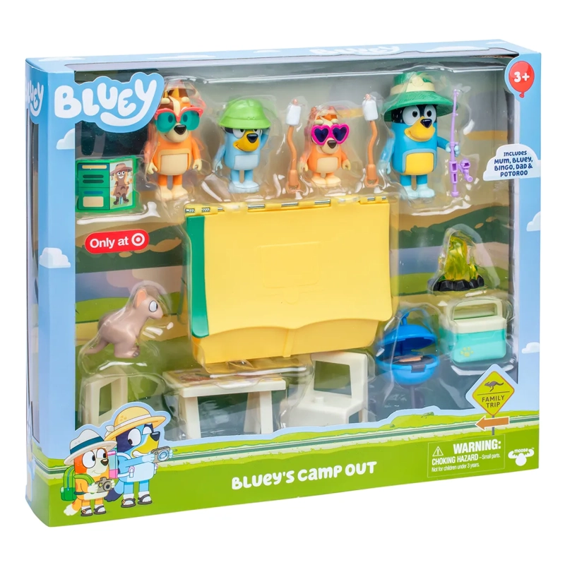SET JUEGO BLUEY CAMPAMENTO - 4