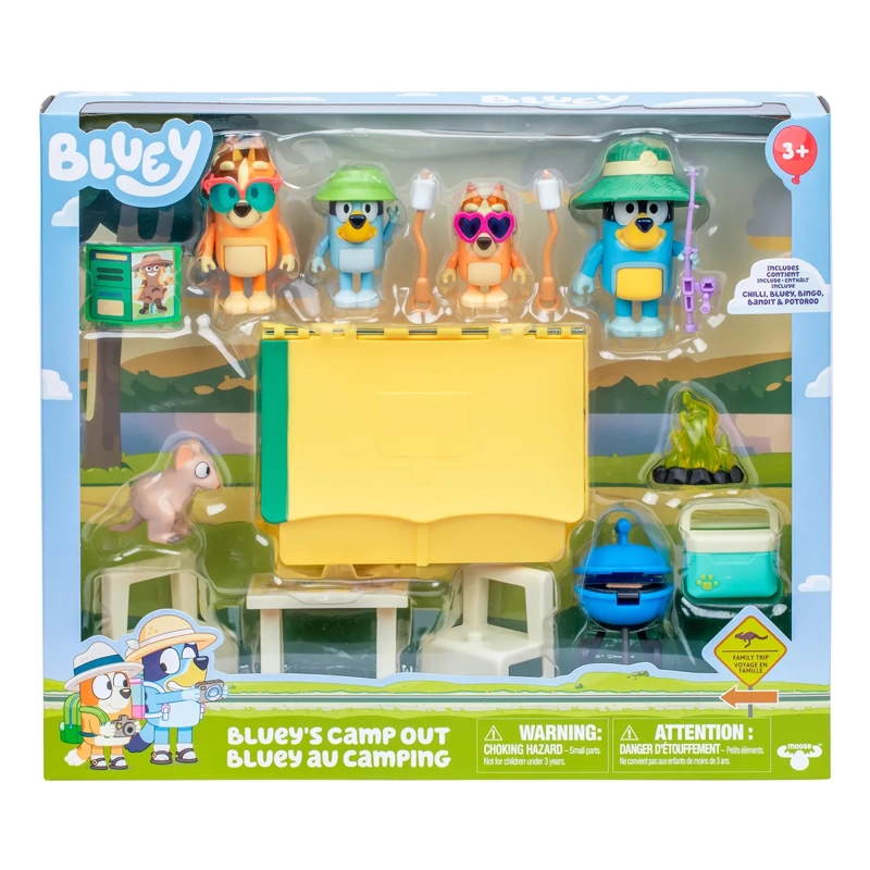SET JUEGO BLUEY CAMPAMENTO - 7