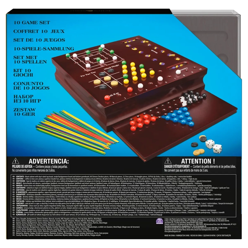 JUEGO FAMILIAR IMEXPORTA SET DE 10 JUEGOS - 11