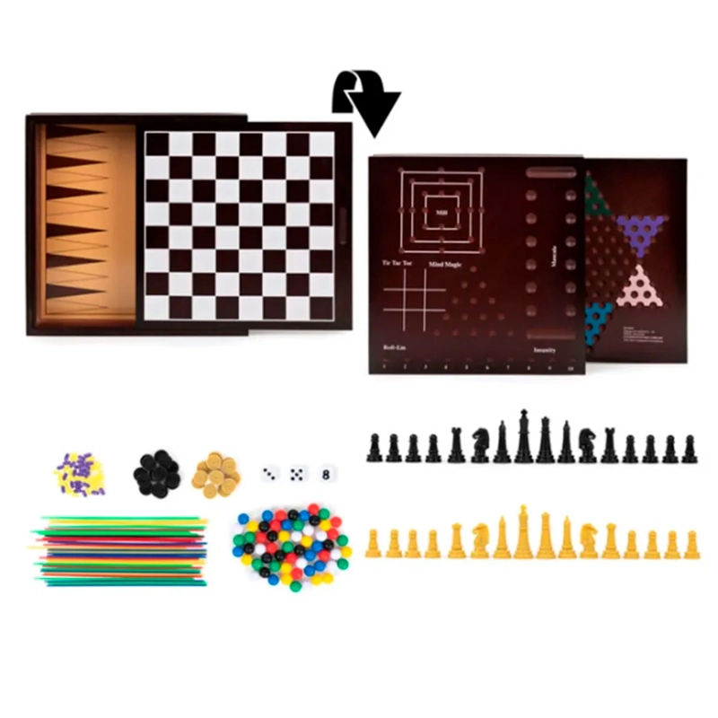 JUEGO FAMILIAR IMEXPORTA SET DE 10 JUEGOS - 8