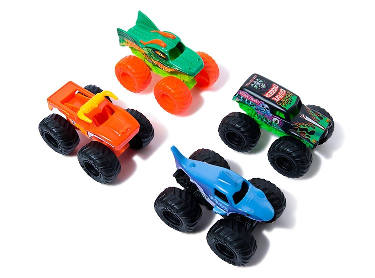 MONSTER JAM SET AUTOS  ASST. 1:72 - 3