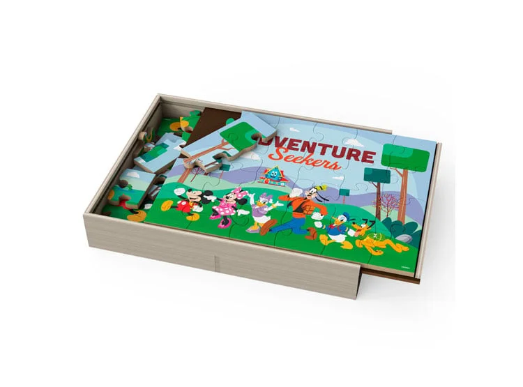 PUZZLE DE MADERA MICKEY 5 EN 1 - 2