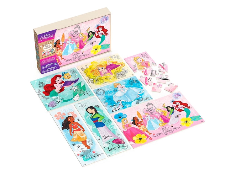 PUZZLE MADERA PRINCESAS 7 EN 1 - 1