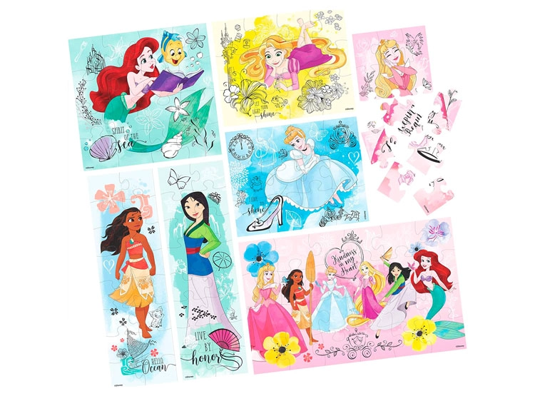 PUZZLE MADERA PRINCESAS 7 EN 1 - 2