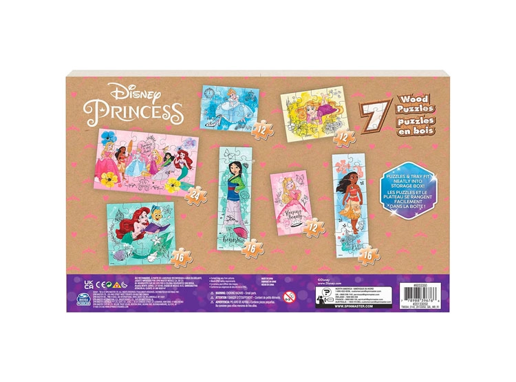 PUZZLE MADERA PRINCESAS 7 EN 1 - 4