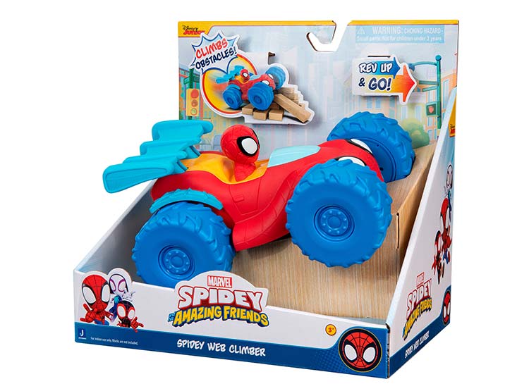 SPIDEY AND HIS AMAZING FRIENDS - SPIDEY VEHICULO ARAÑA ESCALADOR ...