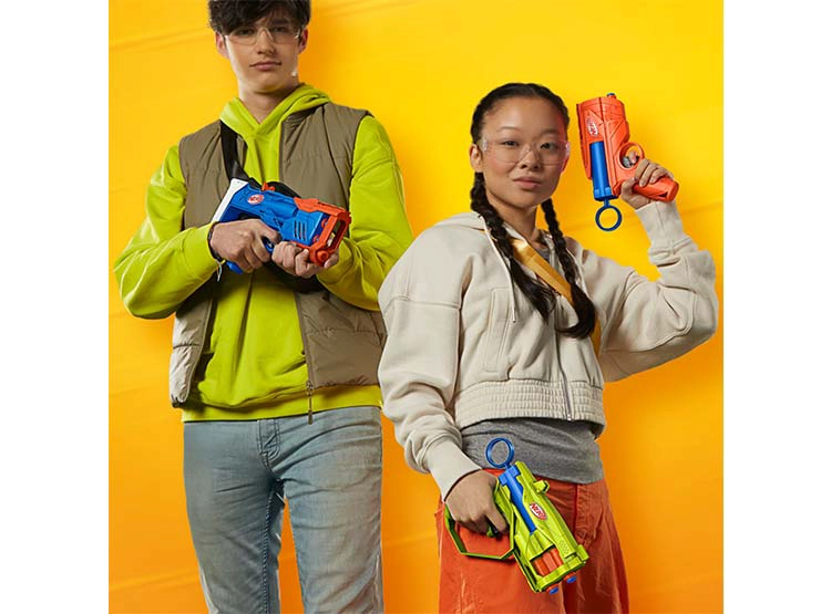 LANZADOR NERF N SERIES TRIPLE ACTION - 6