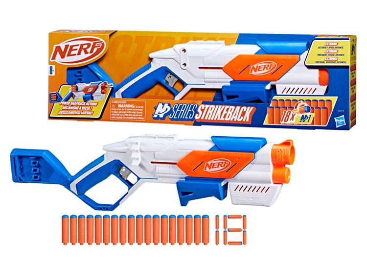 LANZADOR NERF N SERIES STRIKEBACK - 1