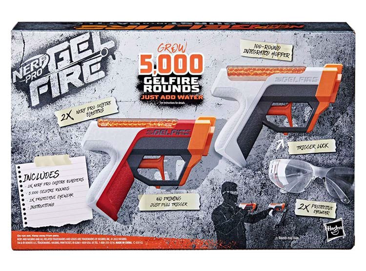 LANZADOR NERF PRO GELFIRE DUAL WIELD - 9