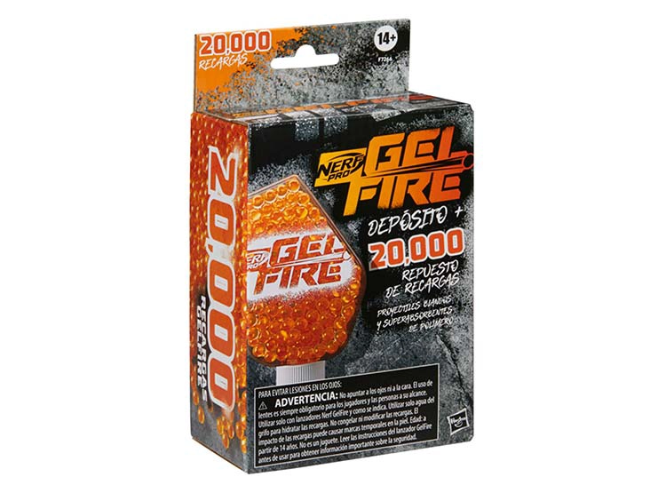 REPUESTO NERF PRO GELFIRE 20.000 RECARGAS  - 4