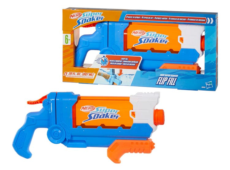 LANZADOR DE AGUA SÚPER SOAKER FLIP FILL - 1