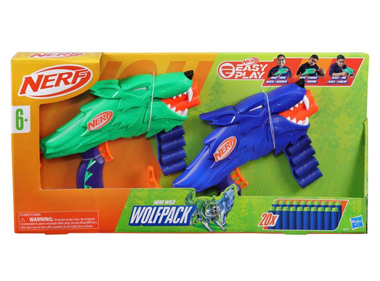 LANZADOR NERF WILD WOLFPACK - 2