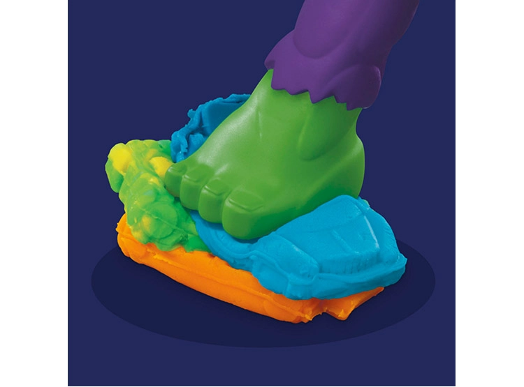 MASAS Y PLASTILINAS PLAY DOH MARVEL HULK APLASTA Y MOLDEA - 6