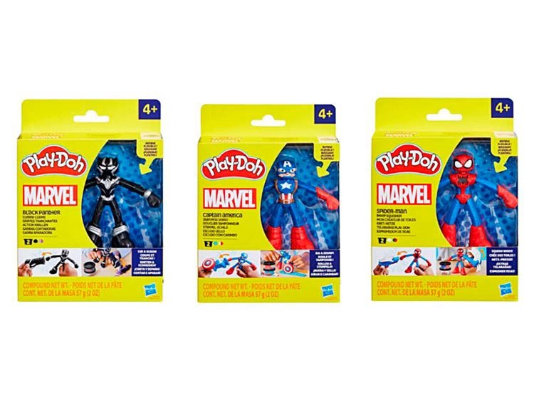 MASAS Y PLASTILINAS PLAY-DOH MARVEL HÉROE - MODELO SURTIDO - 1
