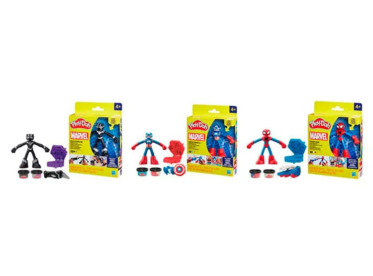 MASAS Y PLASTILINAS PLAY-DOH MARVEL HÉROE - MODELO SURTIDO - 3