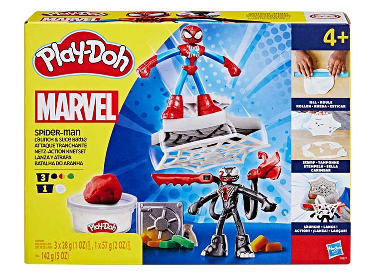 MASAS Y PLASTILINAS PLAY DOH MARVEL SPIDER-MAN LANZA Y ATRAPA - 16