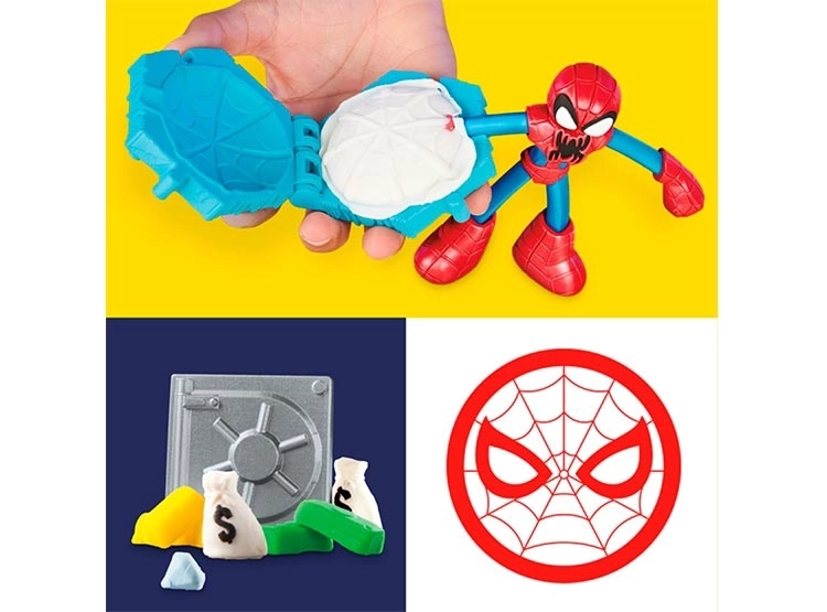 MASAS Y PLASTILINAS PLAY DOH MARVEL SPIDER-MAN LANZA Y ATRAPA - 8
