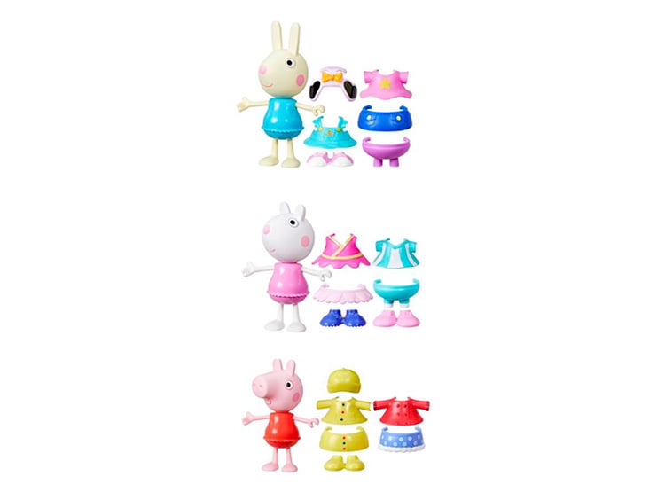 MUÑECA PEPPA PIG Y SUS AMIGOS CON ESTILOS DIVERTIDOS - 1
