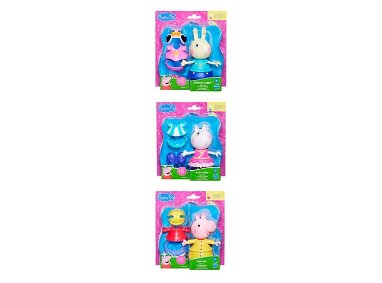 MUÑECA PEPPA PIG Y SUS AMIGOS CON ESTILOS DIVERTIDOS - 3